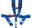 Picture of NRG SFI 16-1 5PT 3in- Seat Belt Harness - Latch Link - Blue