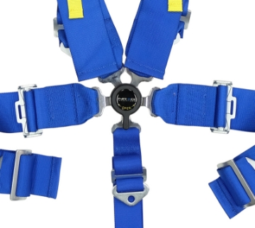 Picture of NRG SFI 16-1 5PT 3in- Seat Belt Harness - Cam Lock - Blue