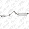 Picture of MBRP 1997-1999 Jeep Wrangler TJ Inline-4 2-5L Inline-6 4-0L Cat Back Single