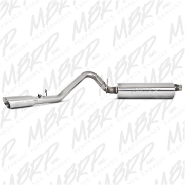 Picture of MBRP 1997-1999 Jeep Wrangler TJ Inline-4 2-5L Inline-6 4-0L Cat Back Single