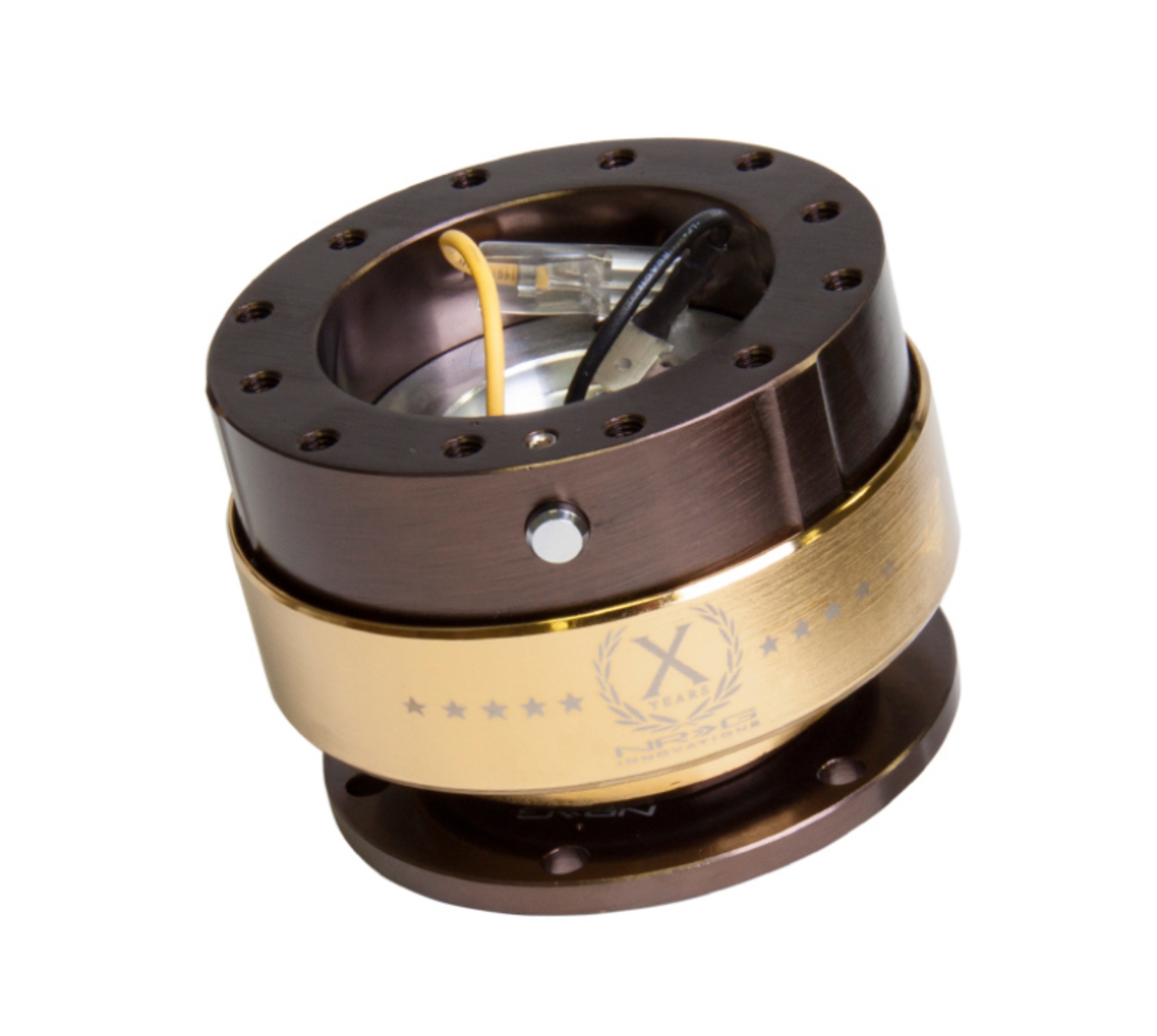Picture of NRG Quick Release Gen 2-0 - Bronze Body - Chrome Gold Ring