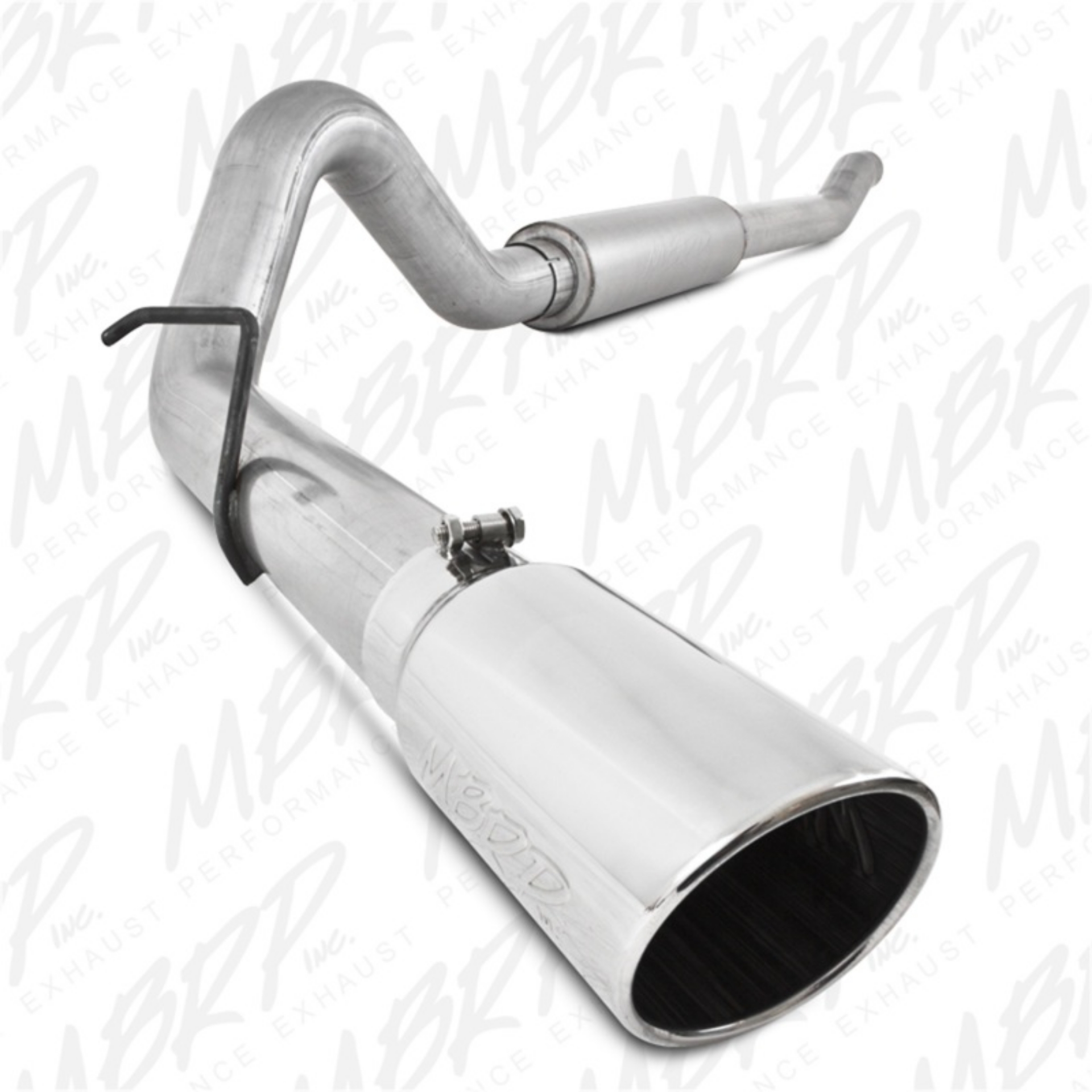 Picture of MBRP 2003-2007 Ford F-250-350 6-0L EC-CC Cat Back Single Side Stock Cat