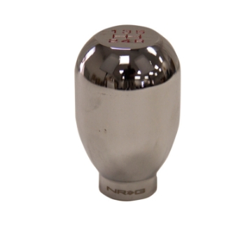 Picture of NRG Universal Shift Knob 42mm - Heavy Weight 480G - 1-1Lbs- - Chrome 5 Speed