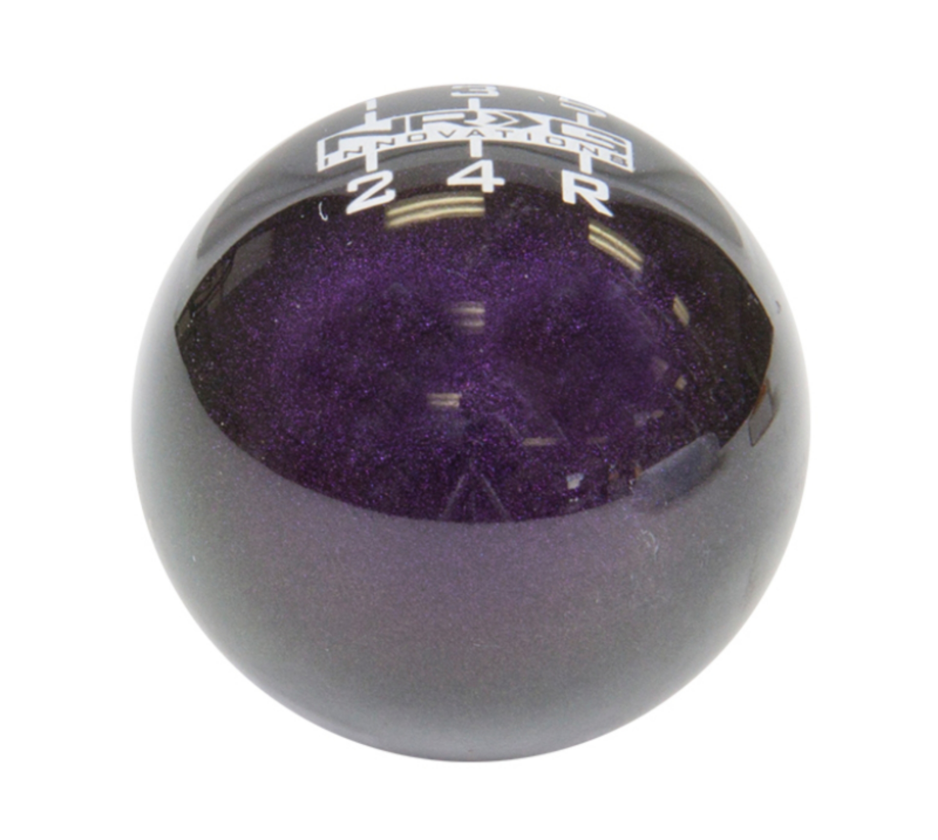 Picture of NRG Universal Ball Style Shift Knob - Heavy Weight 480G - 1-1Lbs- - Green-Purple 5 Speed