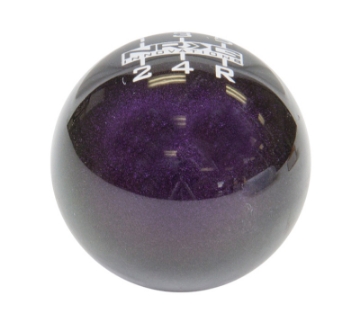 Picture of NRG Universal Ball Style Shift Knob - Heavy Weight 480G - 1-1Lbs- - Green-Purple 5 Speed