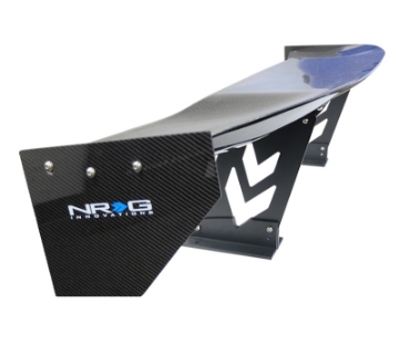 Picture of NRG Carbon Fiber Spoiler - Universal 59in- NRG Logo Large End Plates