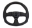 Picture of NRG Reinforced Steering Wheel 320mm Horizontal - 330mm Vertical Leather w-Black Stitching