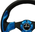 Picture of NRG Reinforced Steering Wheel 320mm Blk w-Blue Trim
