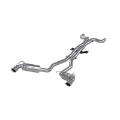 Picture of MBRP 2010 Chev Camaro V8 6-2L 6 Speed Dual Cat Back Round Tips 11 Conv- MUST purchase mbrpAD1710
