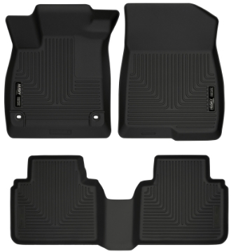 Picture of Husky Liners 2018 Honda Accord WeatherBeater Black Front & 2nd Seat Floor Liners