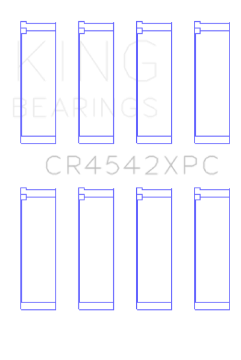 Picture of King Engine Bearings Honda K-Series pMaxKote Performance Rod Bearing Set - Size +-026mm