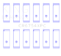 Picture of King Engine Bearings Toyota2JZGE-2JZGTE 3-0L pMaxKote Performance Rod Bearing Set - Size STDX
