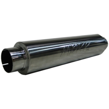 Picture of MBRP Replaces all 30 overall length mufflers Muffler 4 Inlet -Outlet 24 Body 30 Overall T409