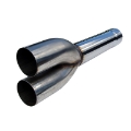 Picture of MBRP Universal not 6-4L Ford Chevy LMM or 6-6L Dodge Dual Muffler Delete Pipe 4 Inlet -Outlet 27