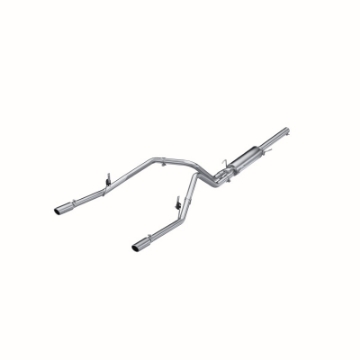 Picture of MBRP 2004-2005 Dodge Ram Hemi 1500 5-7L SC-CC-SB Cat Back Dual Split Rear