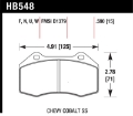 Picture of Hawk 07-10 Chevy Cobalt w-Brembo Front Calipers DTC-30 Front Race Pads