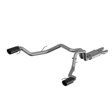 Picture of MBRP 17-20 Ford F-150 Raptor 3-5L Ecoboost Dual Rear Exit T409 3in Resonator Back Exhaust System
