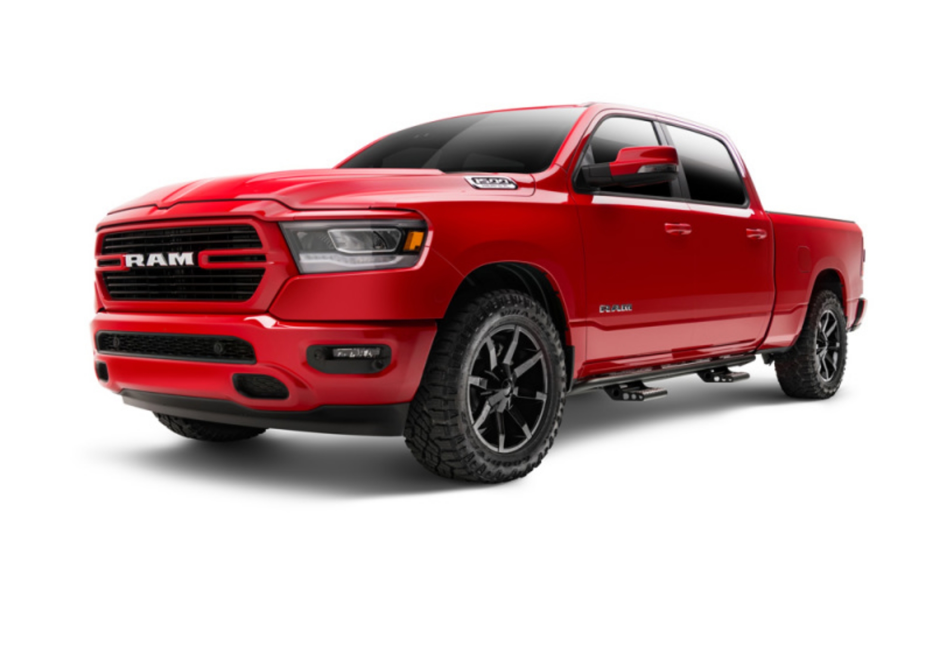 Picture of N-Fab RKR Step System 2019 Dodge Ram 1500 Crew Cab All Beds - Tex- Black - Cab Length - 1-75in