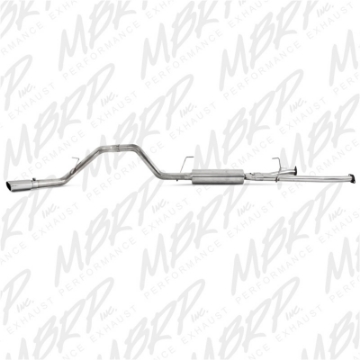 Picture of MBRP 2009-2010 Toyota Tundra 5-7L EC-Std- & SB-CC-SB Cat Back Single Side