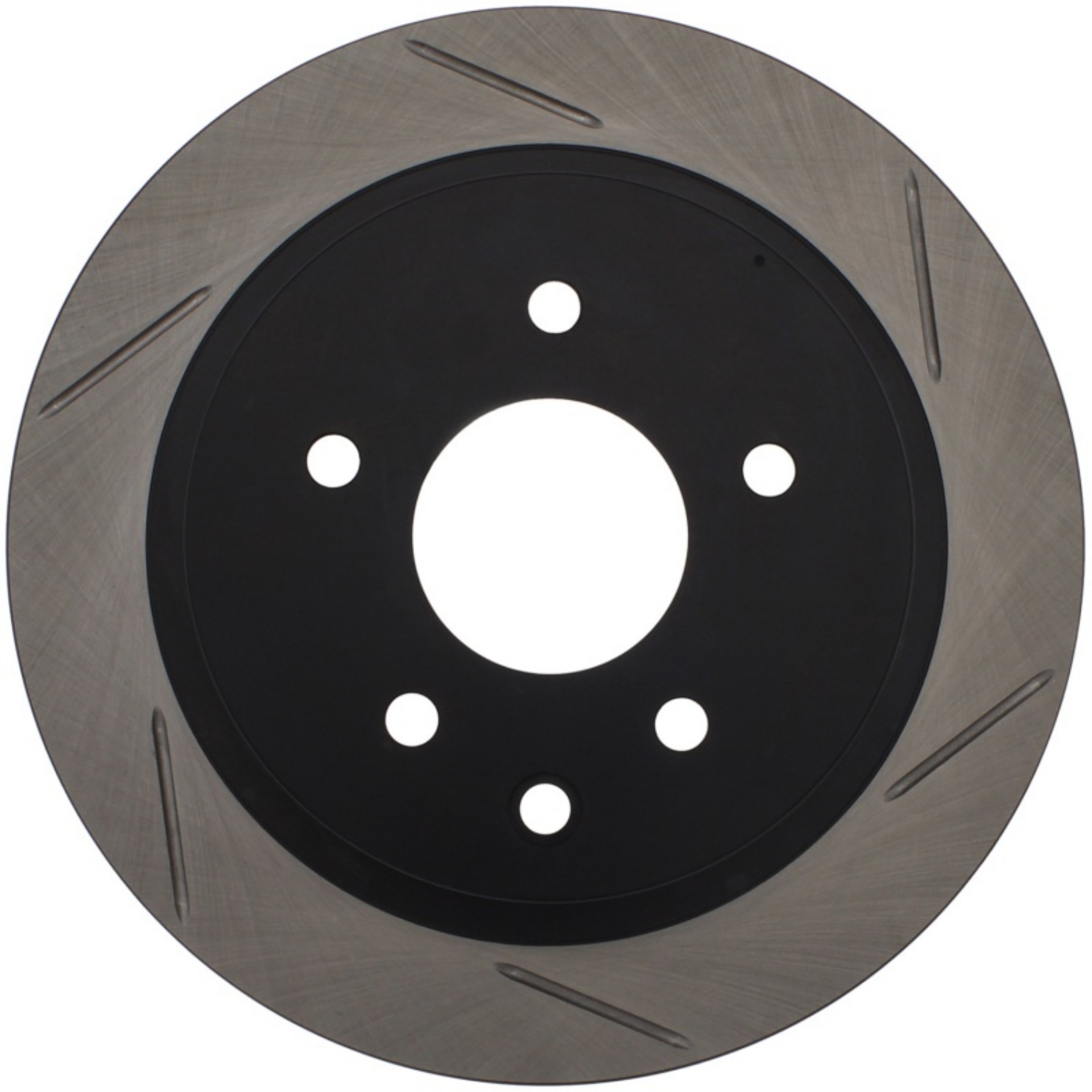Picture of StopTech Power Slot 03-05 350Z - 03-04 G35 - 03-05 G35X SportStop Slotted Rear Left Rotor