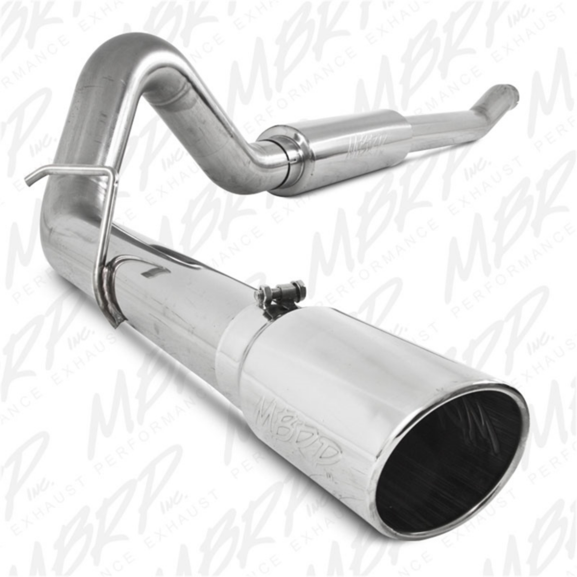 Picture of MBRP 2003-2007 Ford F-250-350 6-0L EC-CC Turbo Back Single Side Stock Cat