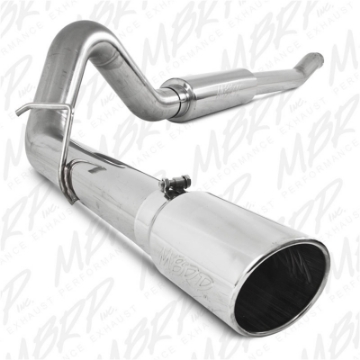 Picture of MBRP 2003-2007 Ford F-250-350 6-0L EC-CC Turbo Back Single Side Stock Cat