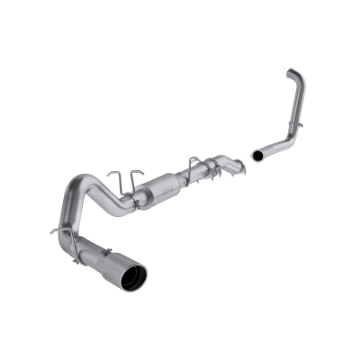 Picture of MBRP 2003-2007 Ford F-250-350 6-0L EC-CC Turbo Back Single Side Stock Cat