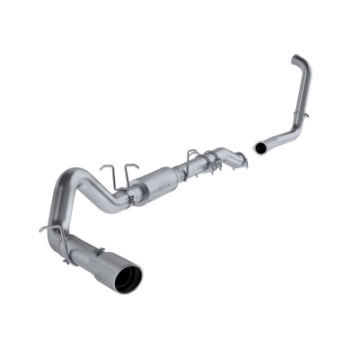 Picture of MBRP 2003-2007 Ford F-250-350 6-0L EC-CC Turbo Back Single Side Stock Cat