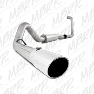 Picture of MBRP 2003-2005 Ford Excursion 6-0L Turbo Back Single Side Stock Cat