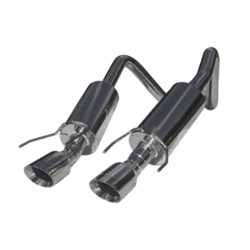 Picture of MBRP 2005-2008 Chev Corvette Dual Muffler Axle Back 4 Round Dual Wall Tips