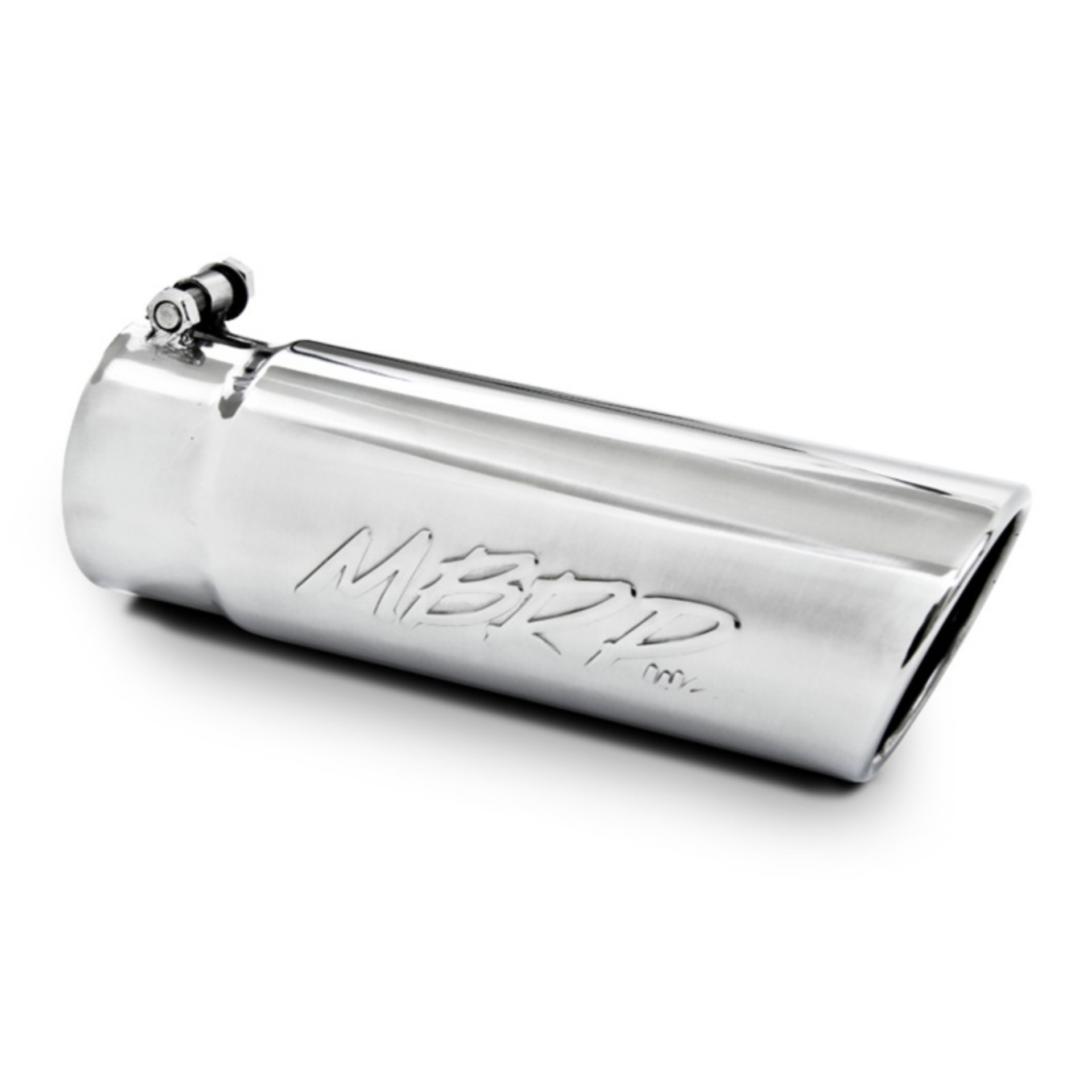 Picture of MBRP Universal Tip 4in O-D- Angled Rolled End 3 inlet 10 length