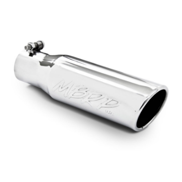 Picture of MBRP Universal Tip 3in O-D- Angled Rolled End 2 inlet 10 length