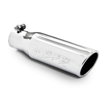 Picture of MBRP Universal Tip 3in O-D- Angled Rolled End 2 inlet 10 length