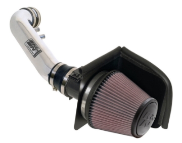 Picture of K&N 01-04 Ford Mustang GT 4-6L Polished Typhoon Short Ram Intake