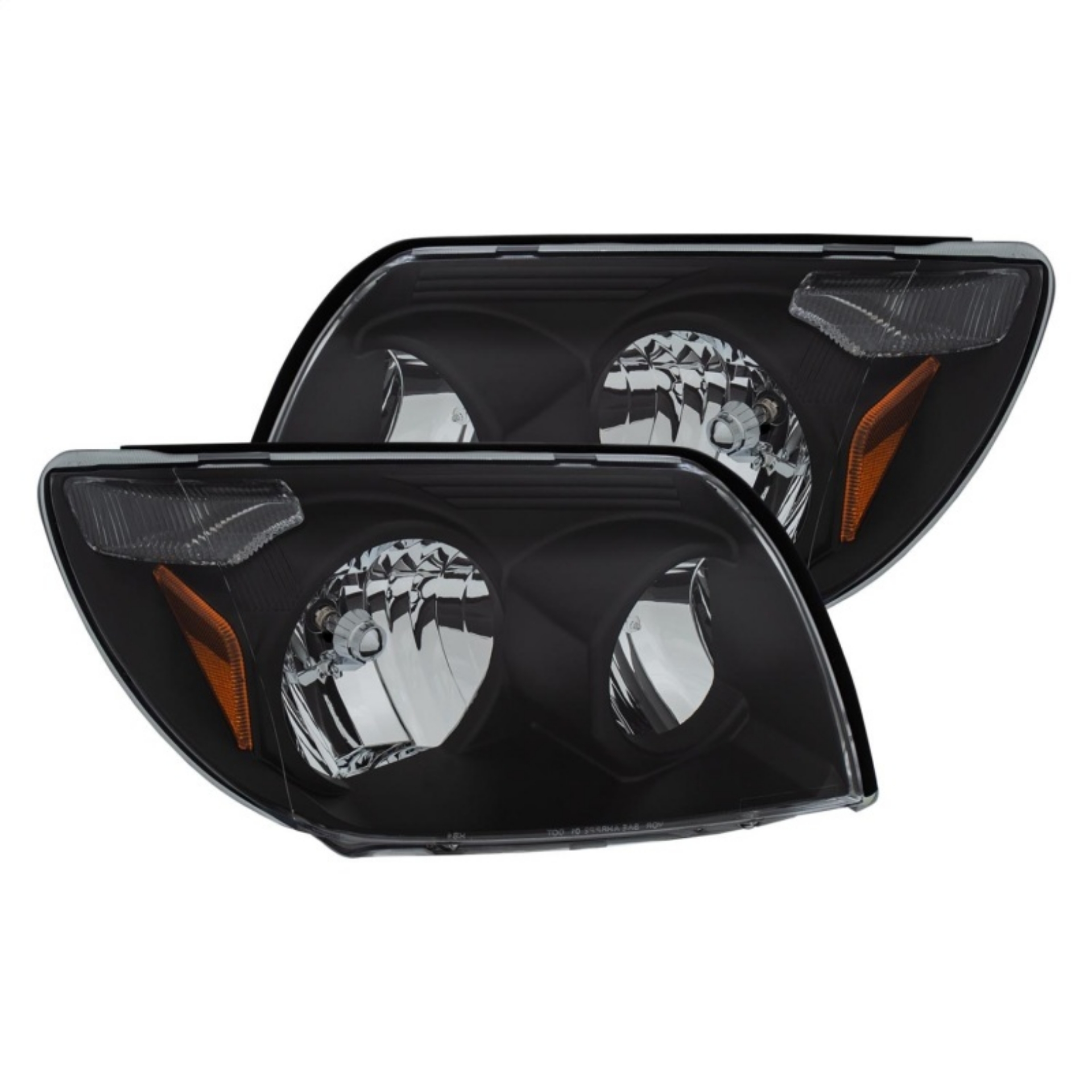 Picture of ANZO 2003-2005 Toyota 4Runner Crystal Headlights Black