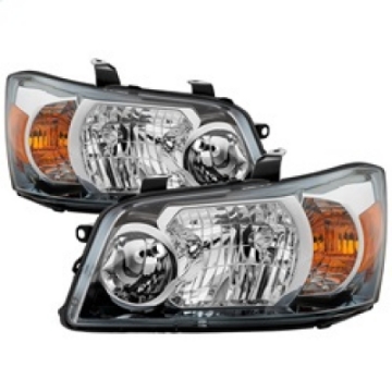 Picture of xTune Toyota Highlander 04-06 Non Hybrid Models OEM Style Headlights Chrome HD-JH-THIGH04-AM-C