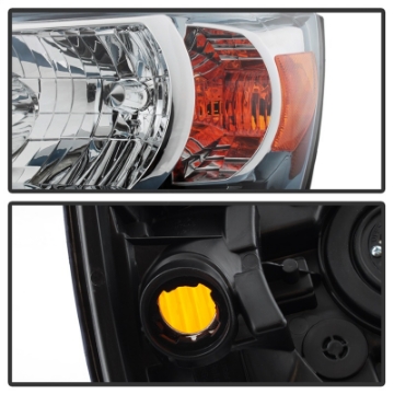 Picture of xTune Toyota Highlander 04-06 Non Hybrid Models OEM Style Headlights Chrome HD-JH-THIGH04-AM-C