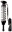 Picture of Fox 14+ Dodge 1500 Dsl 4WD 2-5 Factory Series 5-7in- R-R Coilover Set w-DSC Adj - 0-2in- Lift - Blk