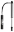 Picture of Fox 2-5 Factory Series 12in- Smooth Body Remote Reservoir Shock 7-8in- Shaft 50-70 - Black