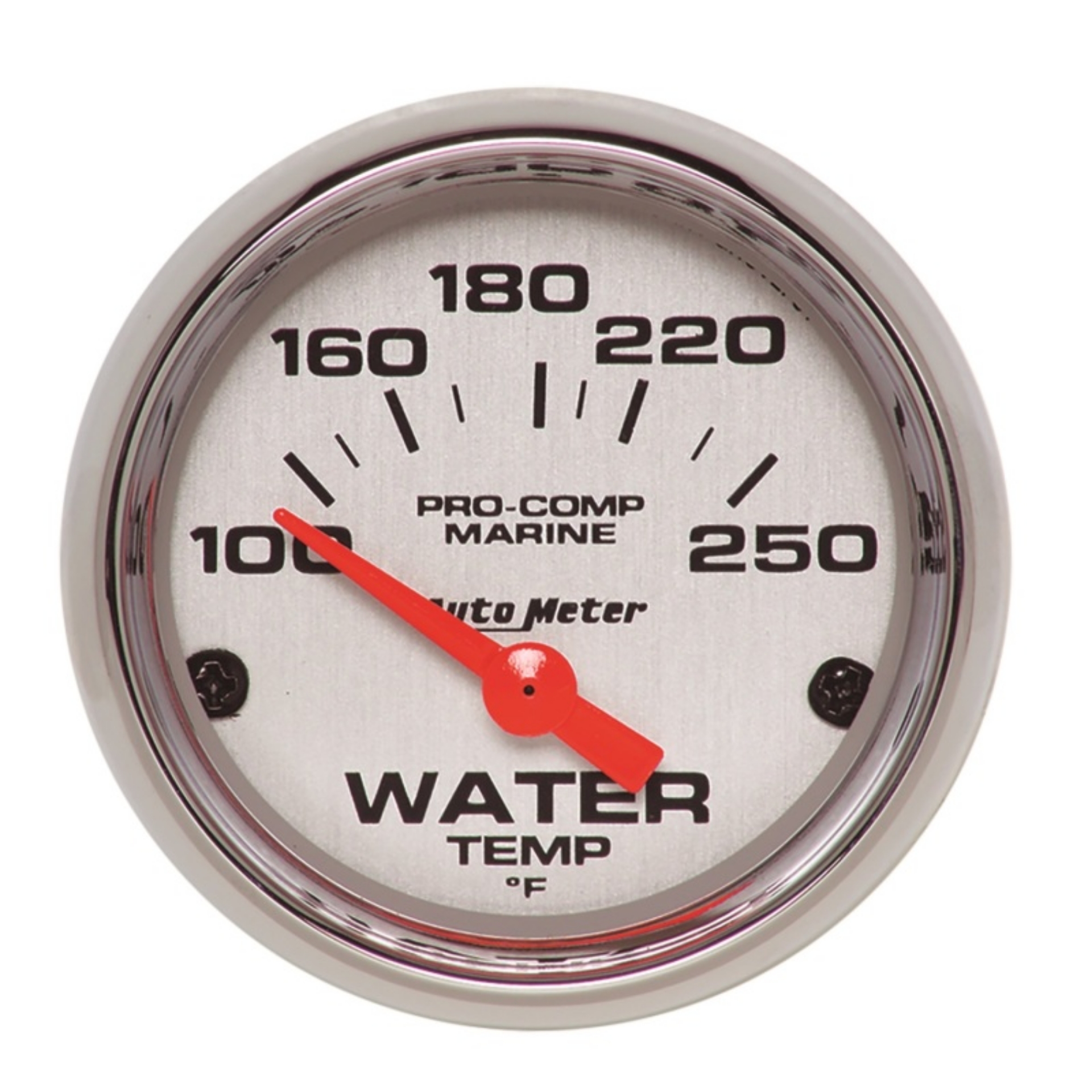 Picture of Autometer Marine Chrome Ultra-Lite 2-1-16in 100-250 Degrees Electric Water Temperature Gauge