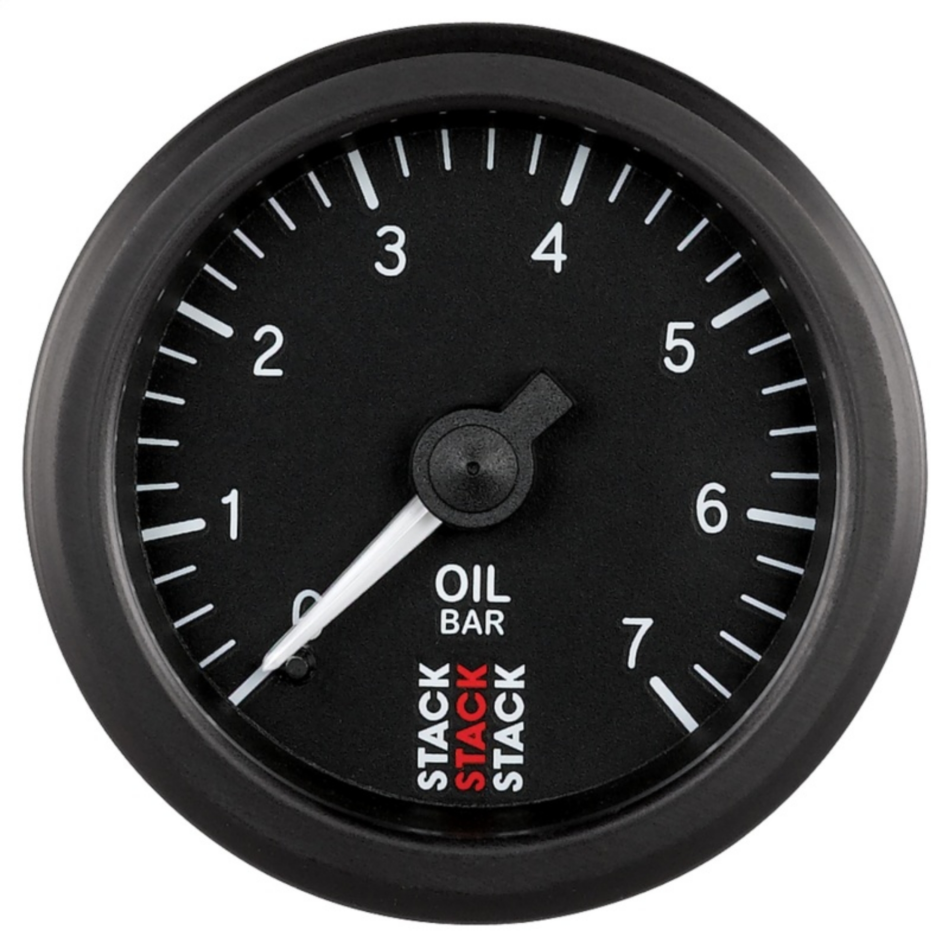Picture of Autometer Stack Instruments 52mm 0-7 BAR M10 M Mechanical Oil Pressure Gauge - Black