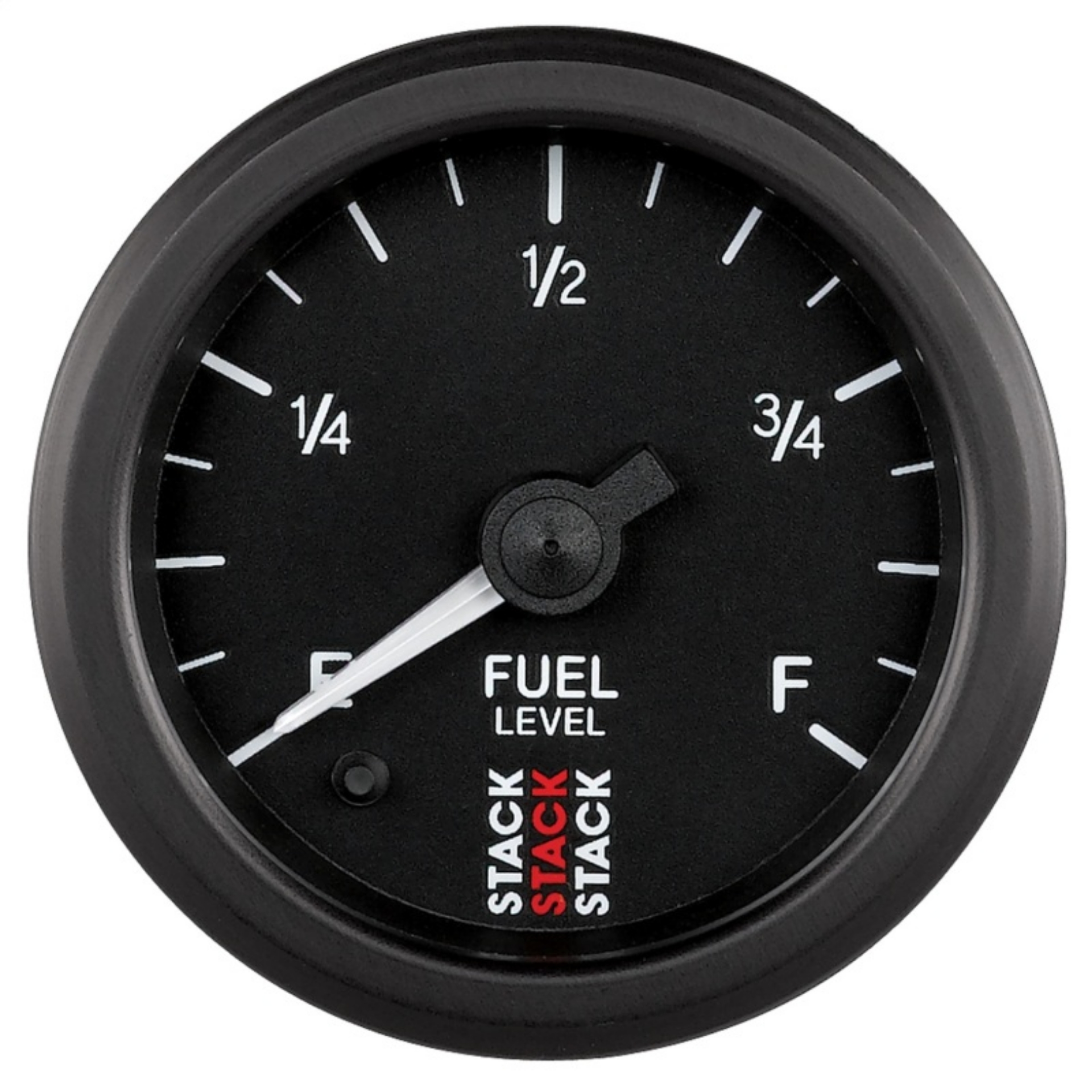 Picture of Autometer Stack Instruments 52mm 0-280 Ohm Programmable Pro Stepper Motor Fuel Level Gauge - Black