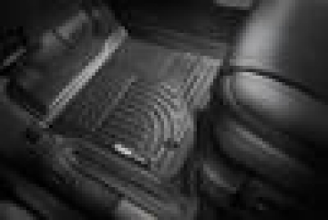 Picture of Husky Liners 19-24 Jeep Wrangler JL-JLU WeatherBeater Front Row Black Floor Liners
