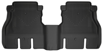 Picture of Husky Liners 19-24 Jeep Wrangler JLU WeatherBeater Second Row Black Floor Liners