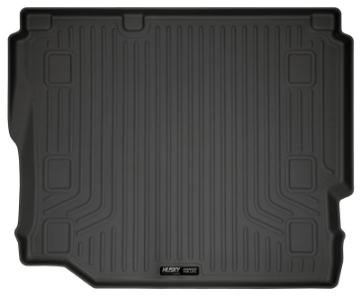 Picture of Husky Liners 19-24 Jeep Wrangler JLU WeatherBeater Black Rear Cargo Liner