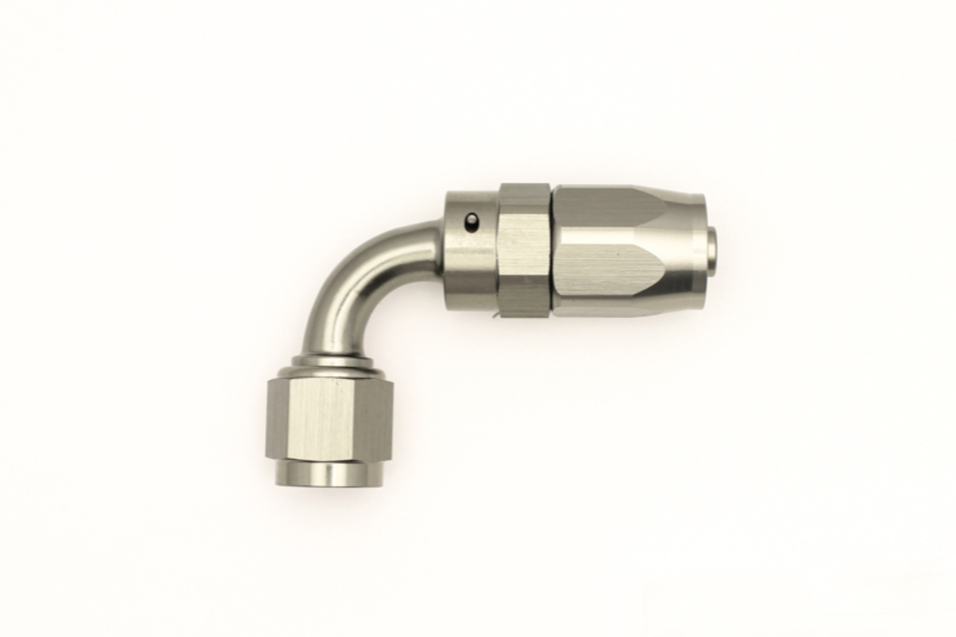 Picture of DeatschWerks 6AN Female Swivel 90-Degree Hose End CPE