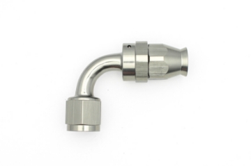 Picture of DeatschWerks 8AN Female Swivel 90-Degree Hose End PTFE Incl- 1 Olive Insert
