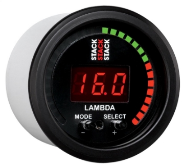 Picture of Autometer Stack Instruments 52mm Wideband Air-Fuel Ratio LAMBDA Gauge - Black
