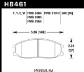 Picture of Hawk 01-06 Hyindai Santa Fe - 03-09 Kia Sorento Blue 9012 Race Front Brake Pads
