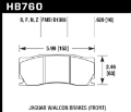 Picture of Hawk 08 -12 Jaguar XKR w- Alcon Brakes Performance Ceramic Street Front Brake Pads